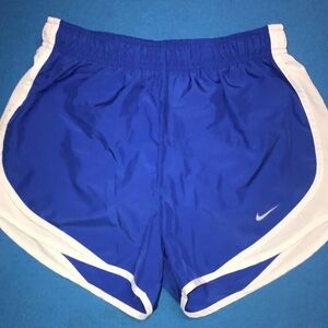 Nike XS Athletic Shorts in Blue and White